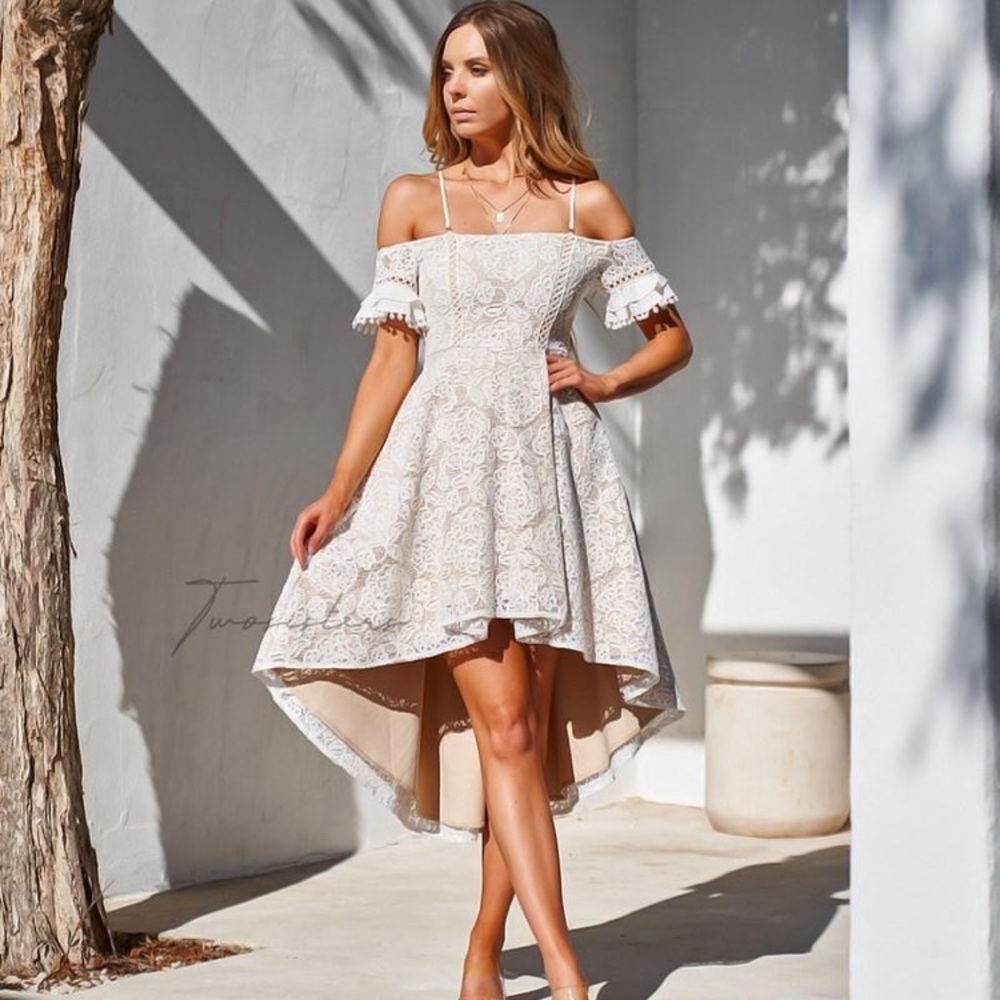 White boho dress - Two Sisters The Label - brand new